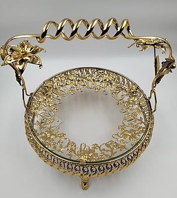 Tray With Handle Circle