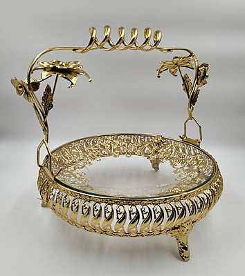 Tray With Handle Circle